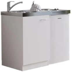 Respekta Miniküche Pantry 100S 100 Cm Weiß -Küchenblick Verkaufsgeschäft 7143852 4384 6