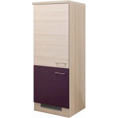 Flex-Well Exclusiv Demi-Geräteumbauschrank Focus 60 Cm Akazie-Aubergine-Akazie 1 Flex-Well Exclusiv Demi-Geräteumbauschrank Focus 60 Cm Akazie-Aubergine-Akazie