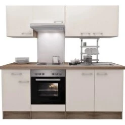 Flex-Well Exclusiv Küchenzeile Eico 210 Cm Magnolienweiß-Tennessee Eiche -Küchenblick Verkaufsgeschäft 7370828 4051 1