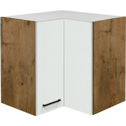 Flex-Well Exclusiv Eck-Oberschrank Vintea 60 X 60 Cm Magnolie Matt-Lancelot Oak 1 Flex-Well Exclusiv Eck-Oberschrank Vintea 60 X 60 Cm Magnolie Matt-Lancelot Oak