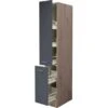 Flex-Well Exclusiv Apotheker-Hochschrank Morena 30 Cm Basaltgrau Matt - San Remo