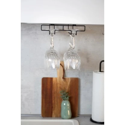 Wenko Schrankeinsatz Gläserhalter Für 6 Gläser 2 Wenko Schrankeinsatz Gläserhalter Für 6 Gläser – Bild 2