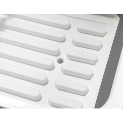 Wenko Geschirrabtropfständer Faltbar Grau/Weiß 7 Wenko Geschirrabtropfständer Faltbar Grau/Weiß – Bild 7