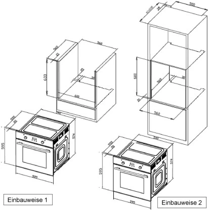 Respekta Backofen-Hauben Set EBDH-SET42090BS 90 Cm Black Steel 6 Respekta Backofen-Hauben Set EBDH-SET42090BS 90 Cm Black Steel – Bild 6