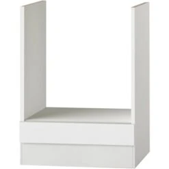 Herdumbau 60 Cm OPTIkult Oslo214 Feinstruktur Weiß