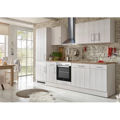 Respekta Premium Küchenzeile Landhaus 280 Cm Lärche Weiß Matt (DAH CH22078IXB) 3 Respekta Premium Küchenzeile Landhaus 280 Cm Lärche Weiß Matt (DAH CH22078IXB) – Bild 3