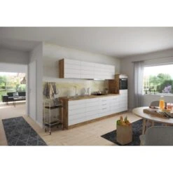 Held Möbel Küchenzeile 300 Cm Matt Weiß-Wotaneiche Ohne E-Geräte 13 Held Möbel Küchenzeile 300 Cm Matt Weiß-Wotaneiche Ohne E-Geräte -Küchenblick Verkaufsgeschäft 7 11016600 1019.6291 3b 14