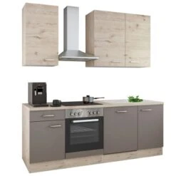 Flex-Well Küchenzeile Arizona 220 Cm Quarz-Cubanit - San Remo Eiche Hell 14 Flex-Well Küchenzeile Arizona 220 Cm Quarz-Cubanit - San Remo Eiche Hell -Küchenblick Verkaufsgeschäft 8020554 4051 S01