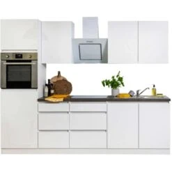 Respekta Küchenzeile Ohne E-Geräte 270 Cm Grifflos Weiß Hochglanz 11 Respekta Küchenzeile Ohne E-Geräte 270 Cm Grifflos Weiß Hochglanz -Küchenblick Verkaufsgeschäft 80239 4384 LBGLRP270HWW 04