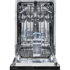 Respekta Einbaugeschirrspüler GSP45VV 45 Cm Schwarz Vollintegriert