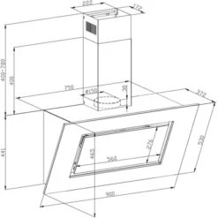 Respekta Backofen-Hauben Set EBDH-SET42090BS 90 Cm Black Steel 33 Respekta Backofen-Hauben Set EBDH-SET42090BS 90 Cm Black Steel -Küchenblick Verkaufsgeschäft 825077 4384 CH42090BSA 11