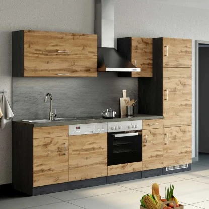 Held Möbel Hängeschrank Sorrento BxHxT 40 Cm X 57 Cm X 34 Cm Wotaneiche-Grafit 11 Held Möbel Hängeschrank Sorrento BxHxT 40 Cm X 57 Cm X 34 Cm Wotaneiche-Grafit – Bild 11