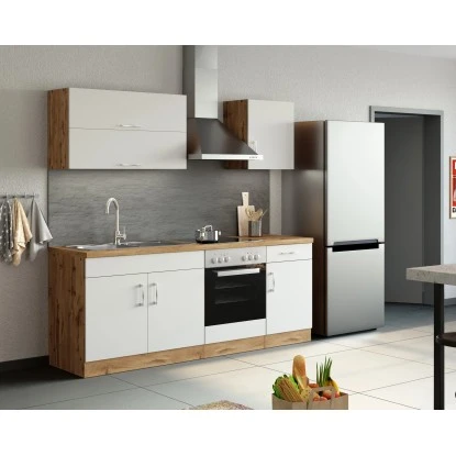 Held Möbel Hängeschrank Sorrento BxHxT 50 Cm X 57 Cm X 34 Cm Weiß-Wotaneiche 11 Held Möbel Hängeschrank Sorrento BxHxT 50 Cm X 57 Cm X 34 Cm Weiß-Wotaneiche – Bild 11