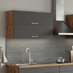 Held Möbel Klapphängeschrank Sorrento BxHxT 100x57x34 Cm Anthrazit-Wotaneiche 19 Held Möbel Klapphängeschrank Sorrento BxHxT 100x57x34 Cm Anthrazit-Wotaneiche -Küchenblick Verkaufsgeschäft 853744 11016600 7