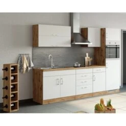 Held Möbel Unterschrank Sorrento 50 X 85 X 60 Cm Tür Schubk. + EL-B. Weiß-Wotan. -Küchenblick Verkaufsgeschäft 853760 11016600 14