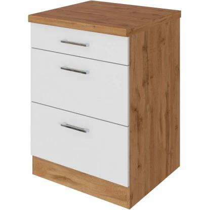 Held Möbel Auszugsschrank Sorrento 50 X 85 X 60 Cm Schubk. 2 Ausz. Weiß-Wotanei. 1 Held Möbel Auszugsschrank Sorrento 50 X 85 X 60 Cm Schubk. 2 Ausz. Weiß-Wotanei.