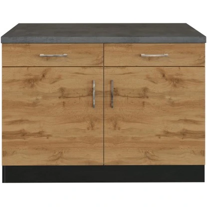 Held Möbel Unterschrank Sorrento 100x85x60 Cm 2 Schub. 1 EL-B. Wotan.-Graf. 1 Held Möbel Unterschrank Sorrento 100x85x60 Cm 2 Schub. 1 EL-B. Wotan.-Graf.