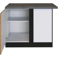 Held Möbel Eckunterschrank Sorrento 110 X 85 X 60 Cm Tür + EL-B. Wotan.-Grafit -Küchenblick Verkaufsgeschäft 853846 11016600 3