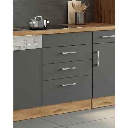 Held Möbel Kochfeldumbauschrank Sorrento 60 X 85 X 60 Cm 2 SK 1 AZ Anthr.-Wotan. 5 Held Möbel Kochfeldumbauschrank Sorrento 60 X 85 X 60 Cm 2 SK 1 AZ Anthr.-Wotan. – Bild 5