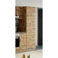 Held Möbel Kühlschrankumbau Sorrento B60 X H200 X T60 Cm Nische Wotaneiche -Küchenblick Verkaufsgeschäft 853854 11016600 9