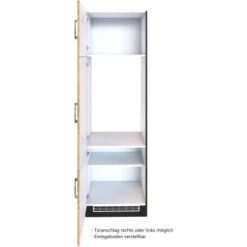 Held Möbel Kühlschrankumbau Sorrento B60x H200x T60 Cm Nische Wotaneiche-Grafit 11 Held Möbel Kühlschrankumbau Sorrento B60x H200x T60 Cm Nische Wotaneiche-Grafit -Küchenblick Verkaufsgeschäft 853862 11016600 3