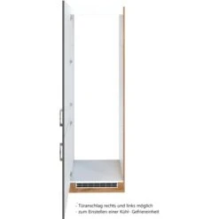 Held Möbel Kühl-Gefrierschrankumbau Sorrento B60x H200x T60 Cm Anthr.-Wotanei. -Küchenblick Verkaufsgeschäft 853910 11016600 3