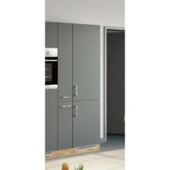 Held Möbel Kühl-Gefrierschrankumbau Sorrento B60x H200x T60 Cm Anthr.-Wotanei. -Küchenblick Verkaufsgeschäft 853910 11016600 9