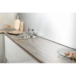 Küchenrückwand 296 Cm X 58,5 Cm Aluminium (Alu 273) -Küchenblick Verkaufsgeschäft 854741 picture 2