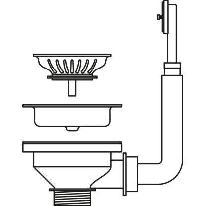 Pyramis Siebkorbventil Für 1-Becken Spülen 92 Mm 1 Pyramis Siebkorbventil Für 1-Becken Spülen 92 Mm