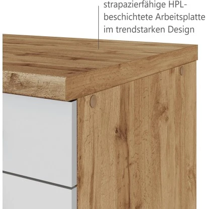 Held Möbel Küchenzeile 300 Cm Matt Weiß-Wotaneiche Ohne E-Geräte 9 Held Möbel Küchenzeile 300 Cm Matt Weiß-Wotaneiche Ohne E-Geräte – Bild 9