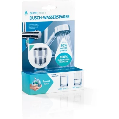 Puregreen Wassersparer Für Dusche Chrom 13 Puregreen Wassersparer Für Dusche Chrom – Bild 13