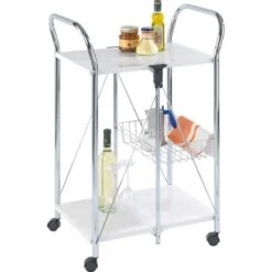 Küchenblick Verkaufsgeschäft 9 Wenko Beistell- Und Küchenwagen Sunny Weiß