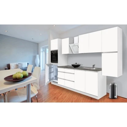 Respekta Küchenzeile GLRP320HWWM Grifflos 320 Cm Weiß Matt 14 Respekta Küchenzeile GLRP320HWWM Grifflos 320 Cm Weiß Matt – Bild 14