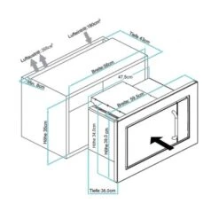 Respekta Einbau-Mikrowelle MW 800 Edelstahl Mit Grill-Funktion 800 W 5 Respekta Einbau-Mikrowelle MW 800 Edelstahl Mit Grill-Funktion 800 W -Küchenblick Verkaufsgeschäft a einbaumikrowelle mw800 3