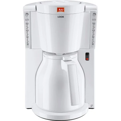 Melitta Filter-Kaffeemaschine Look IV Therm Weiß 1 Melitta Filter-Kaffeemaschine Look IV Therm Weiß