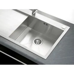 OBI Einbauspüle Quadra Basic 100 Edelstahl Eckig -Küchenblick Verkaufsgeschäft puele Quadra Basic 100NR 3